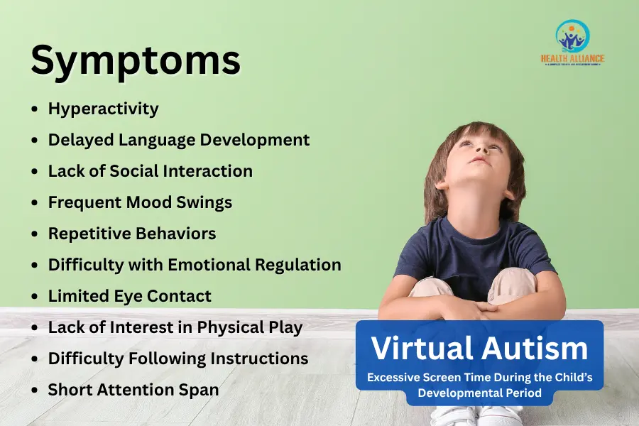 Virtual Autism and symptoms