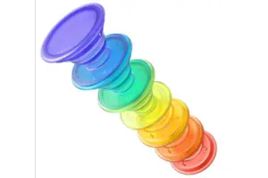 PopSocket Fidget Train (only available in rainbow colors)