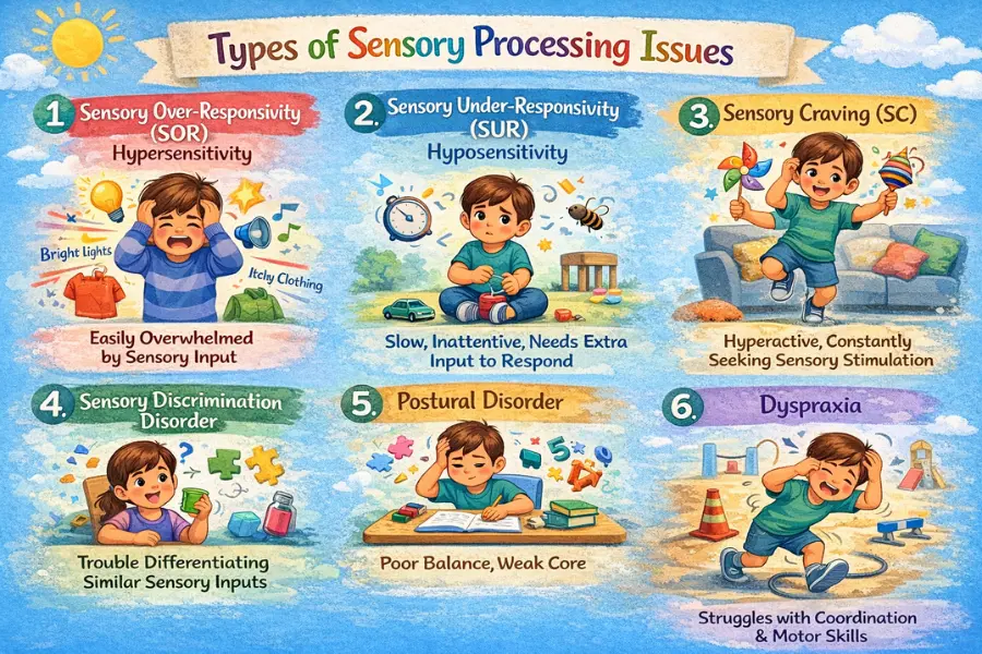 Types of Sensory Processing Issues