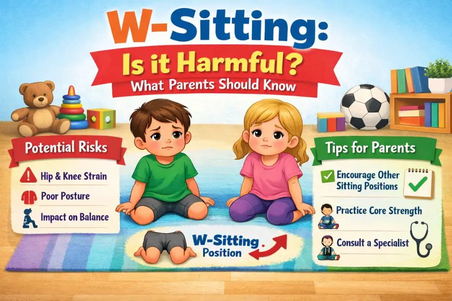 W-sitting Is it harmful What parents should know