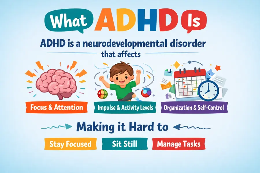 What ADHD is (short, clear definition)