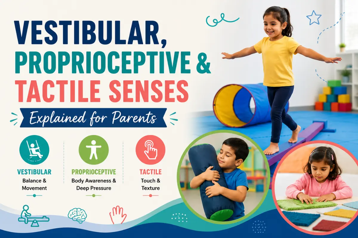 Vestibular, Proprioceptive & Tactile Senses Explained for Parents